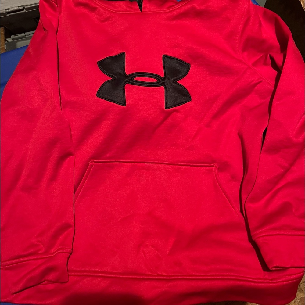 Youth X-Large red under armour sweat shirt